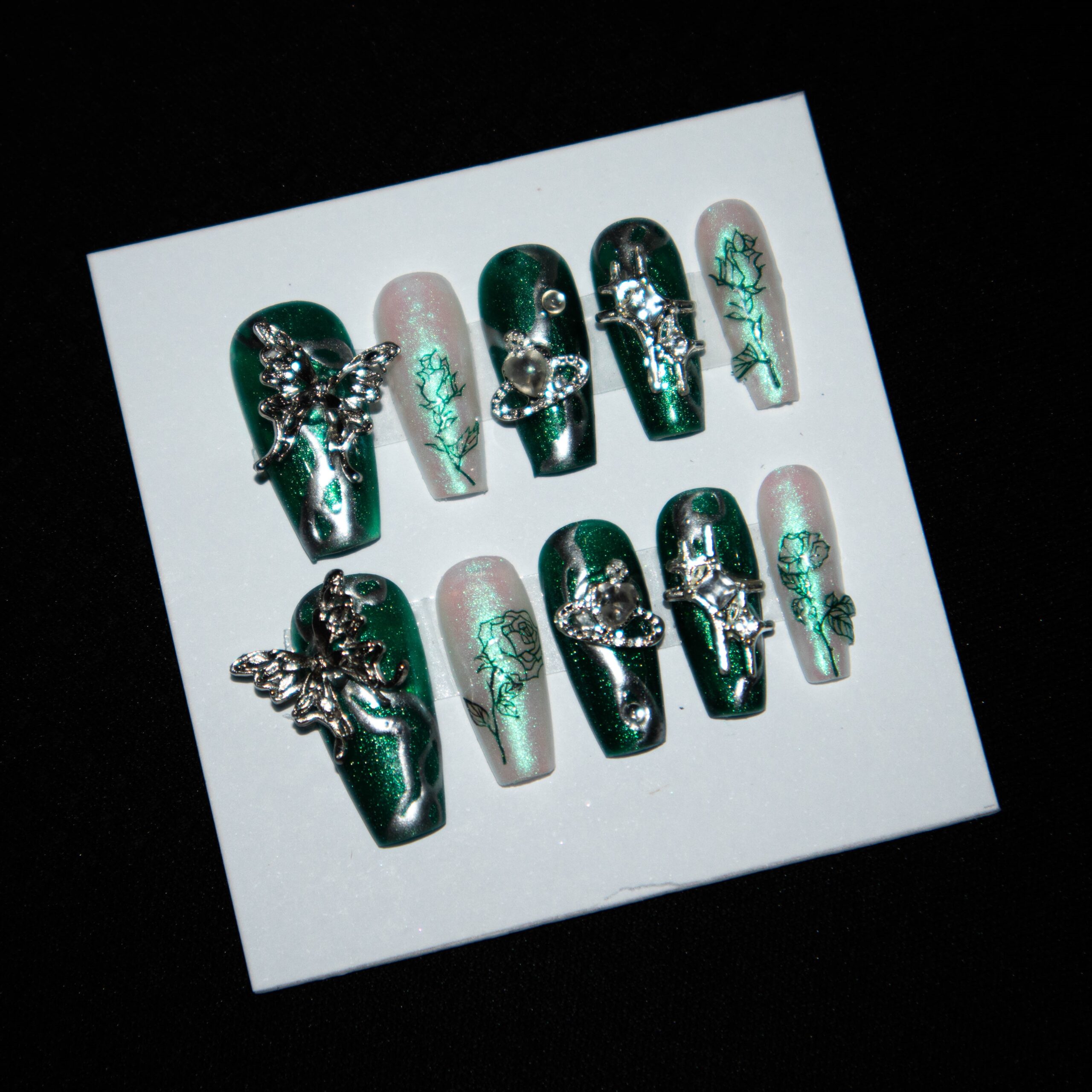 Mystic Green Nail Set - Image 2